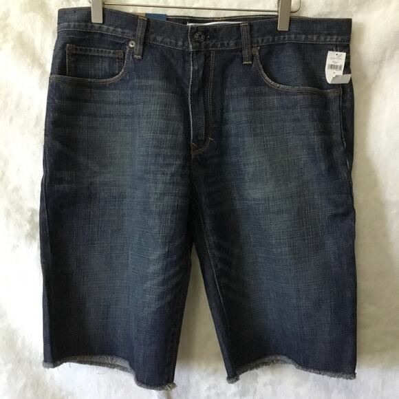 Gap Jeans Blue Men Zip Fly Shorts - Picture 1 of 12